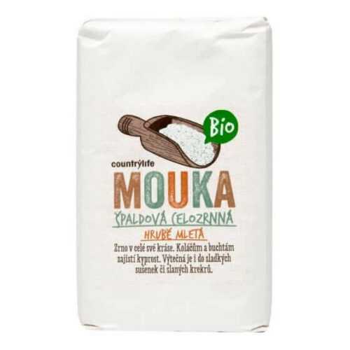 Country Life Mouka špaldová celozrnná hrubě mletá BIO 1 kg