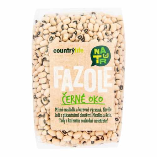 Fazole černé oko 500 g   COUNTRY LIFE Country Life