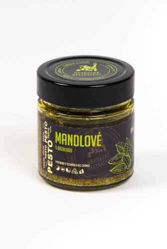 Hradecké delikatesy Mandlové pesto s bazalkou 170 g