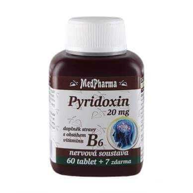 MedPharma Pyridoxin 20 mg+vit B6 67 tablet