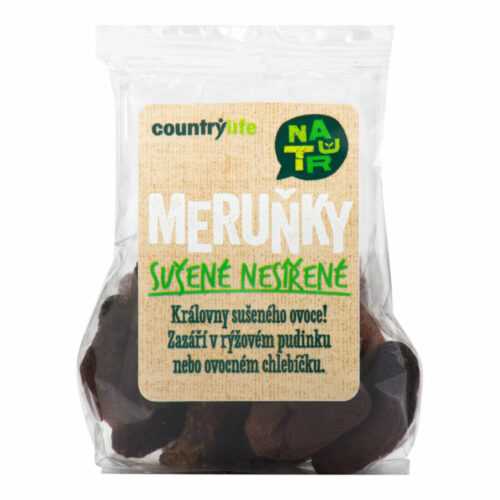 Meruňky sušené nesířené 100 g   COUNTRY LIFE Country Life