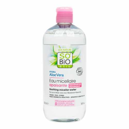 Voda micelární Aloe Vera zklidňující 500 ml BIO   SO’BiO étic So’Bio étic