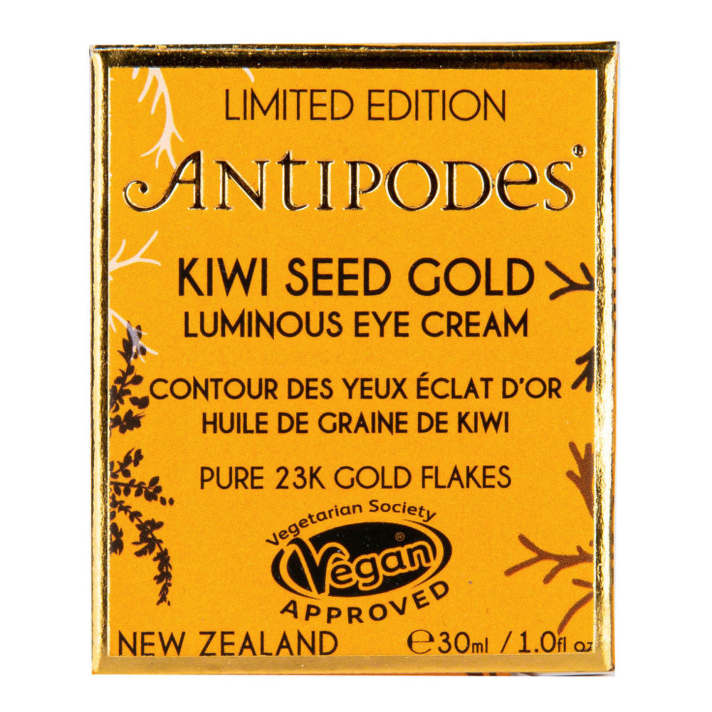 Krém oční rozjasňující Kiwi Seed GOLD Luminous Eye Cream 30 ml   ANTIPODES Antipodes