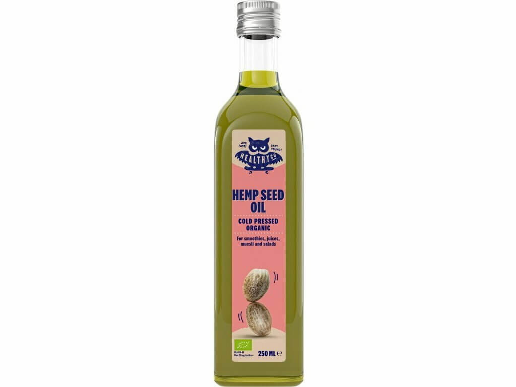 Healthyco Eco Konopný olej za studena lisovaný 250 ml - expirace