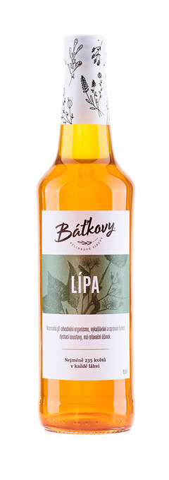 Báťkovy sirupy Lipový sirup 500 ml - expirace