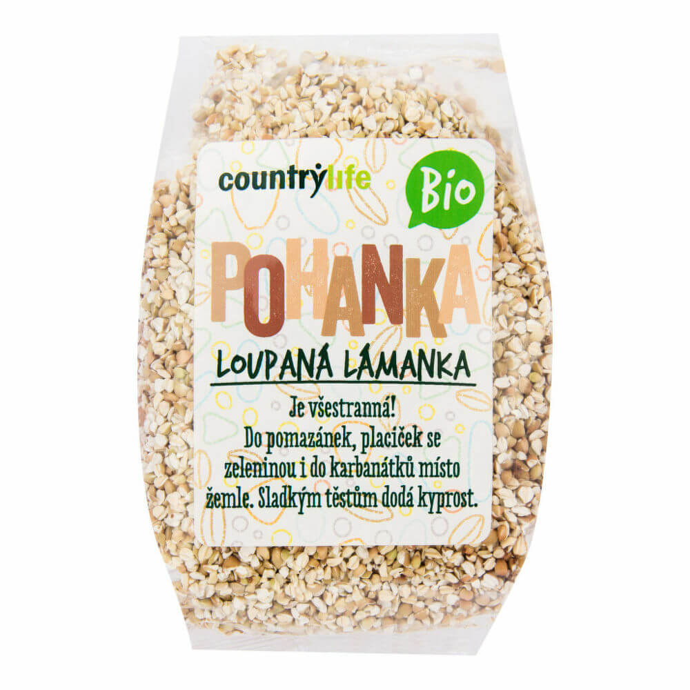 Country Life Pohanka loupaná lámanka BIO 400 g - expirace