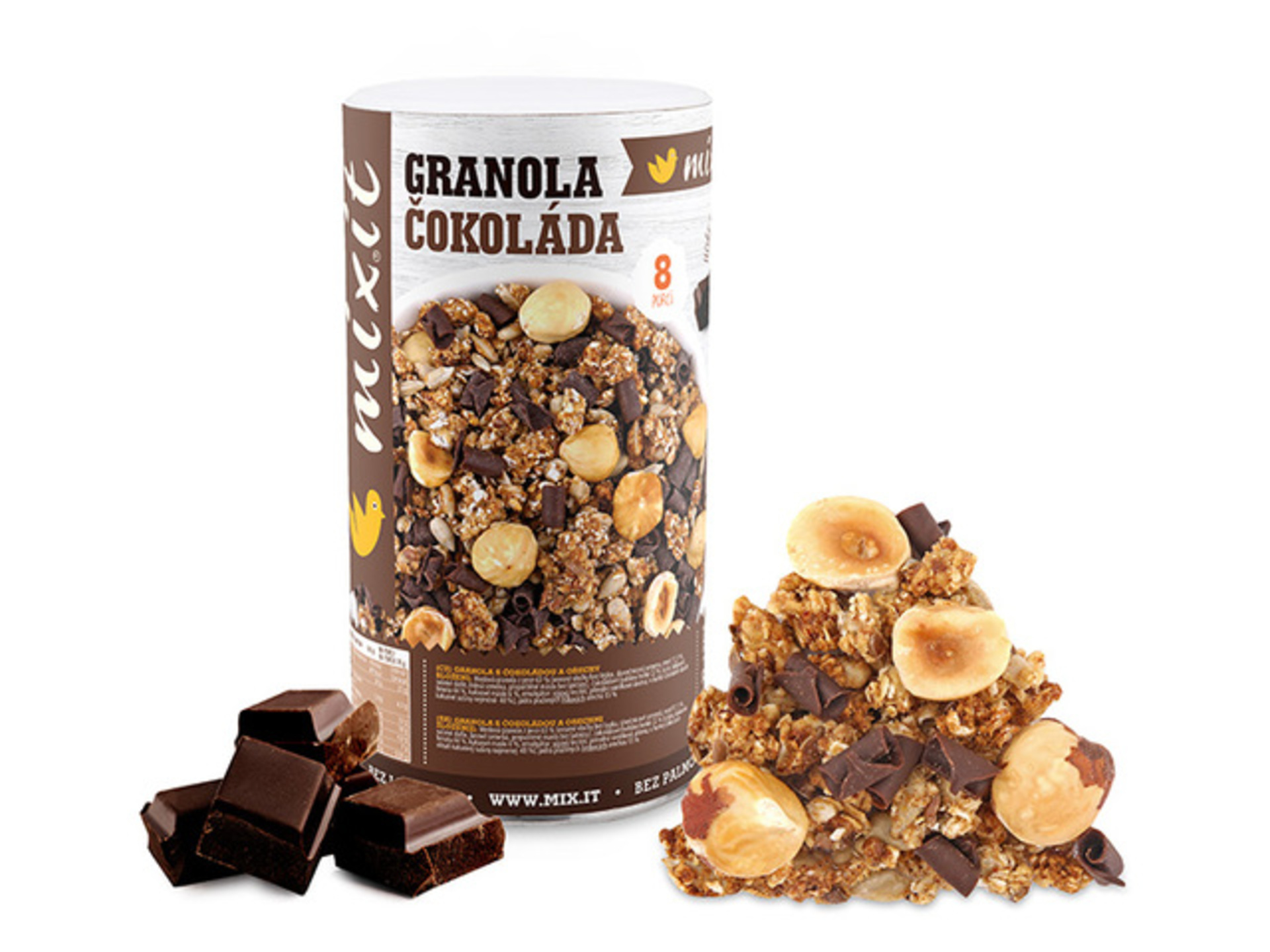 Mixit Granola z pece - Čokoláda a lískové ořechy 570 g