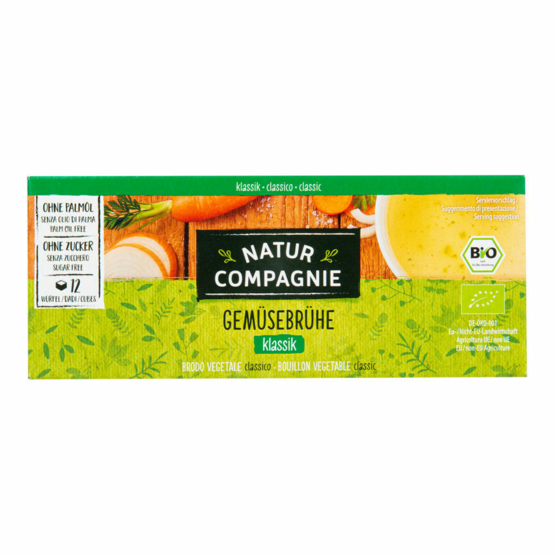 Natur Compagnie Bujon zeleninový klasik 12 kostek BIO 126 g