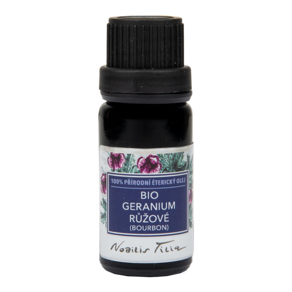 Olej éterický geranium růžové bourbon 10 ml BIO   NOBILIS TILIA Nobilis Tilia