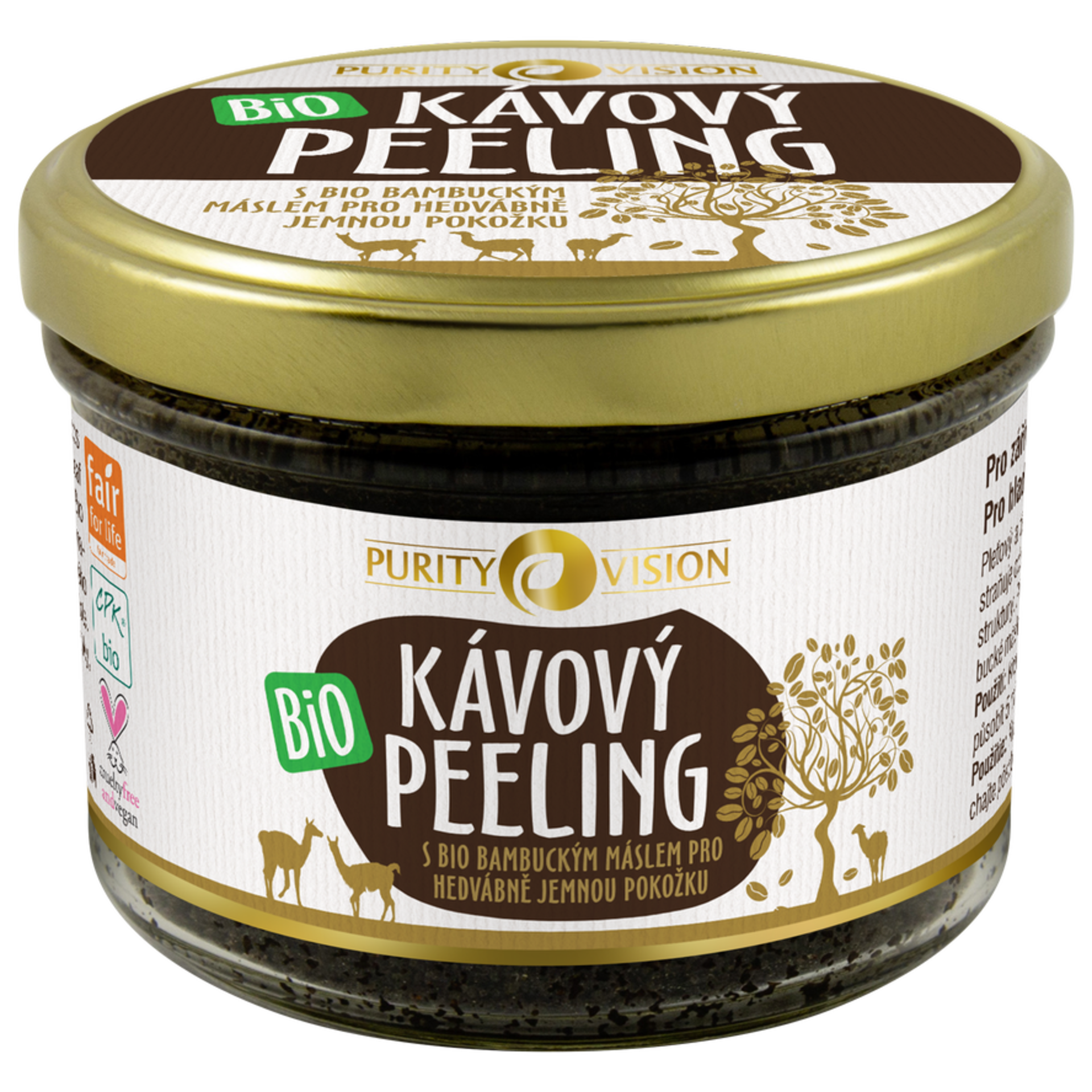 Purity Vision Kávový peeling BIO 175 g