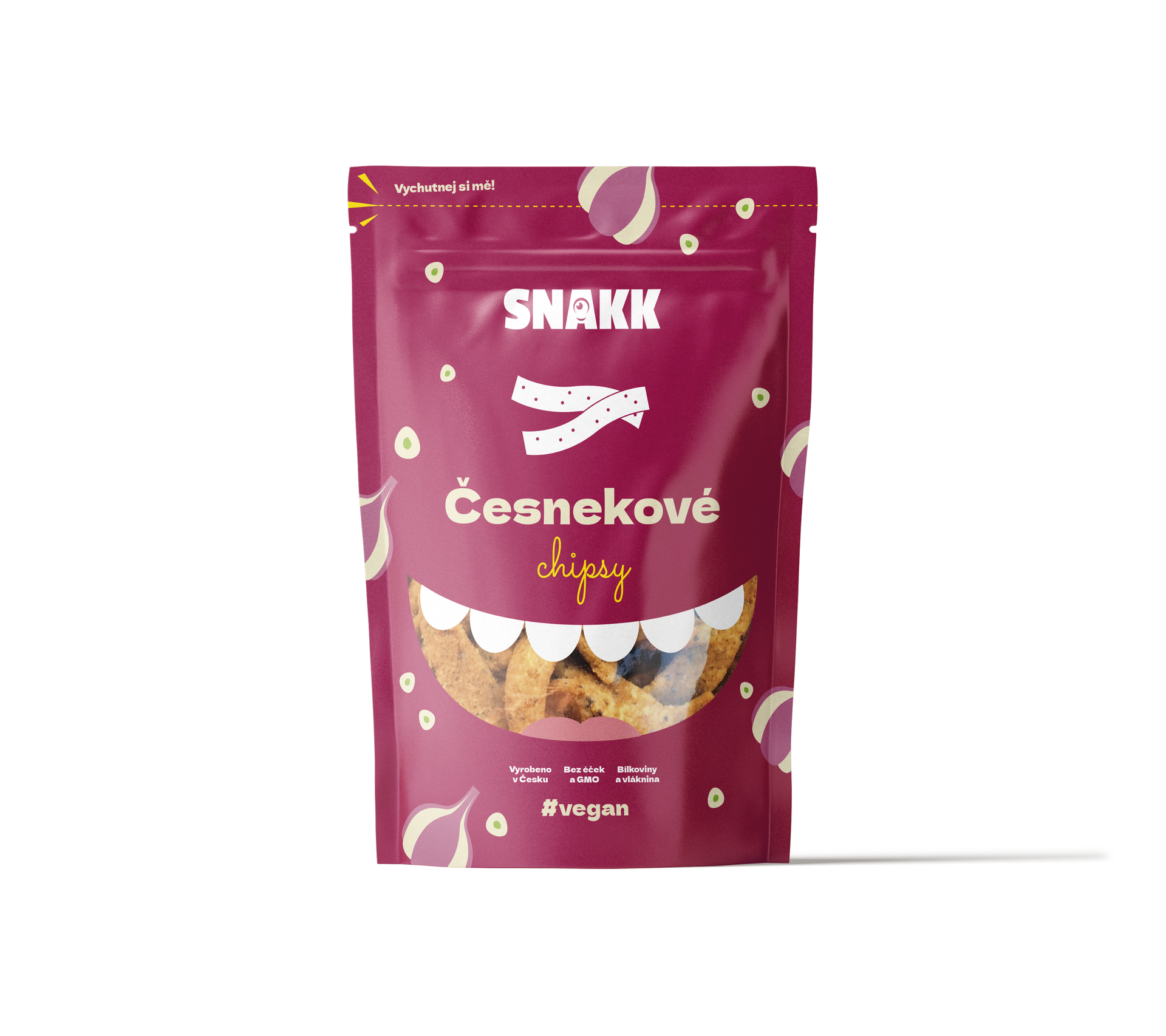 Snakk Česnekové chipsy 70 g