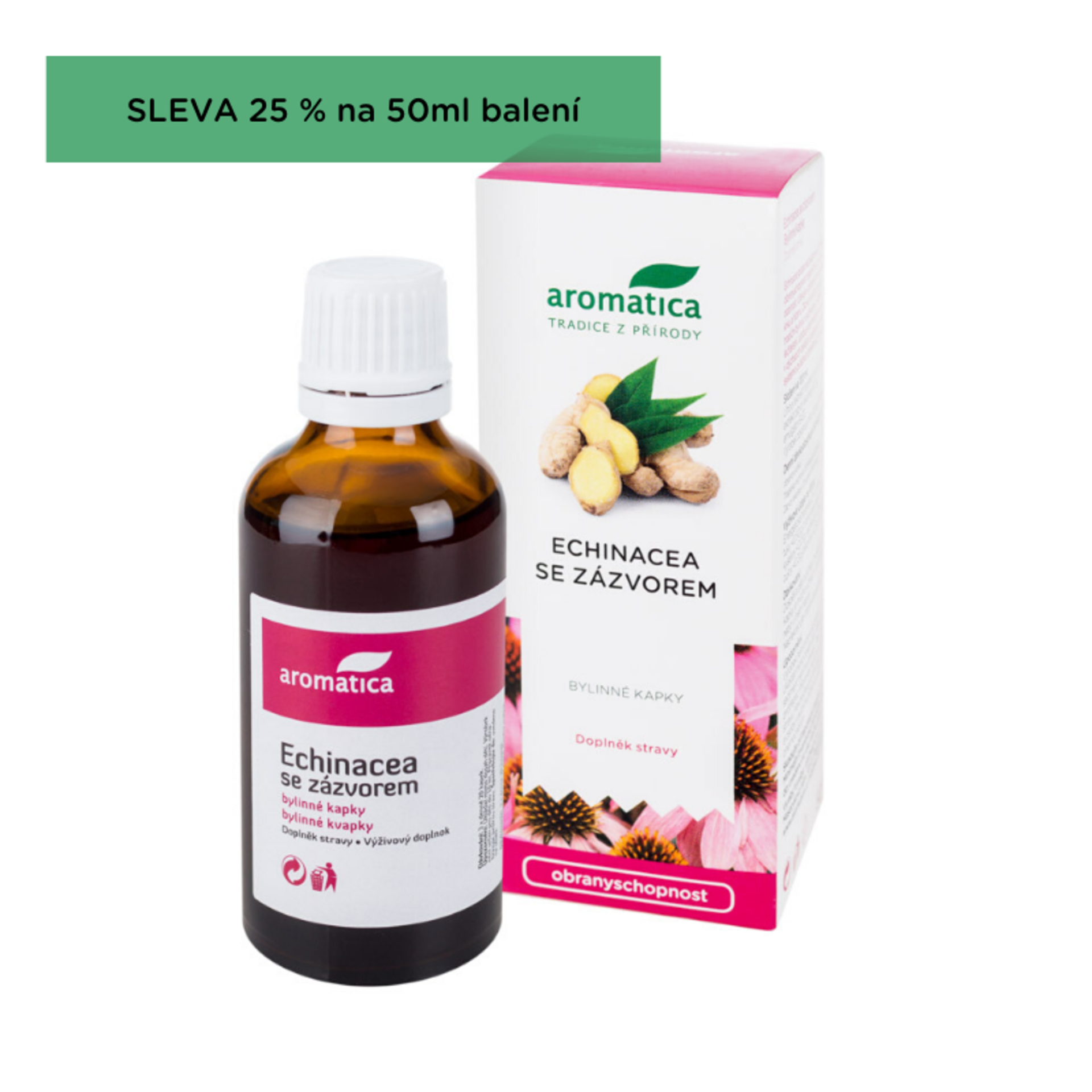 Aromatica Echinacea se zázvorem kapky 50 ml