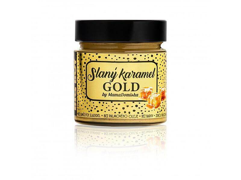 BIG BOY Slaný karamel GOLD MamaDomisha 250 g - expirace