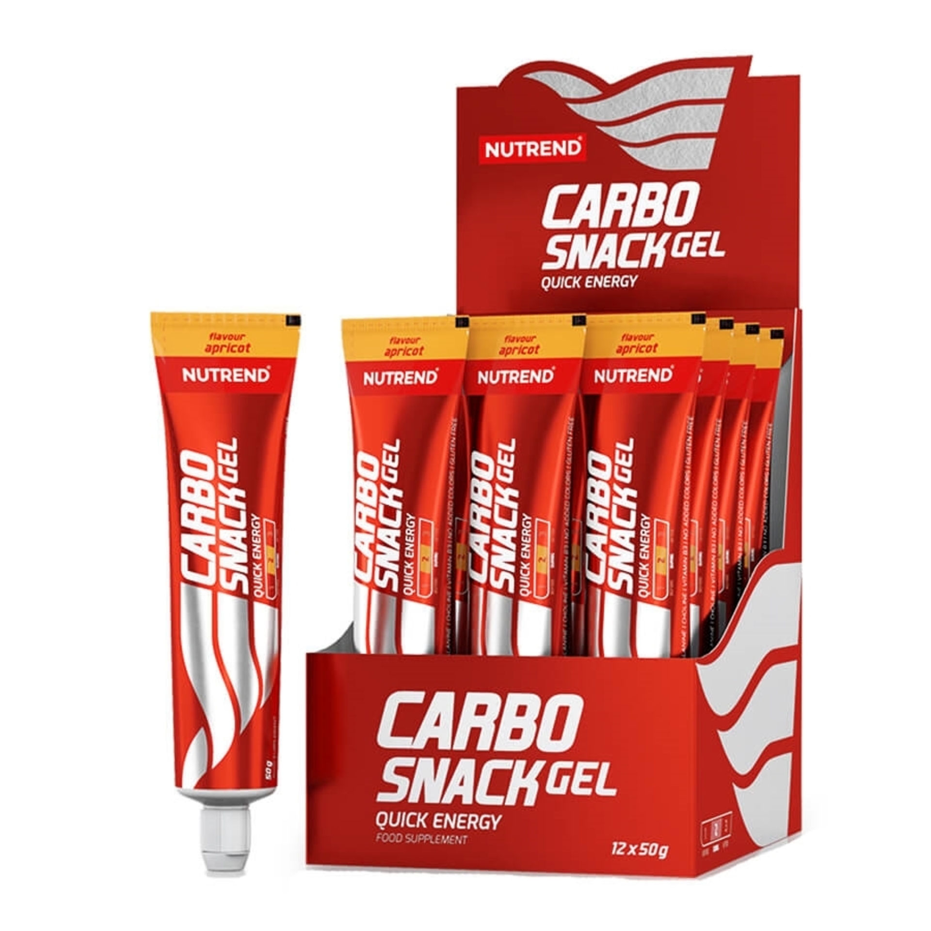 Nutrend Carbosnack 50 g - meruňka