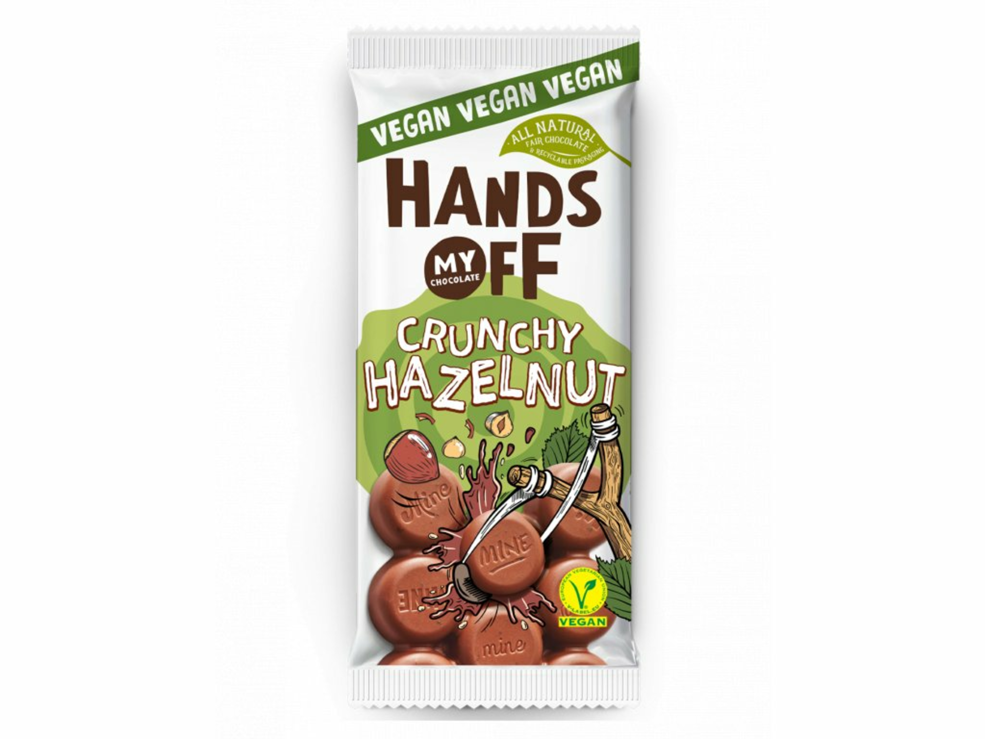 Hands off my chocolate Lískooříšková čokoláda s lískooříškovou pastou 100 g