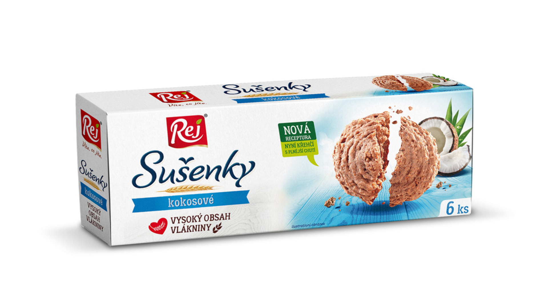 Rej Sušenky kokosové 120 g