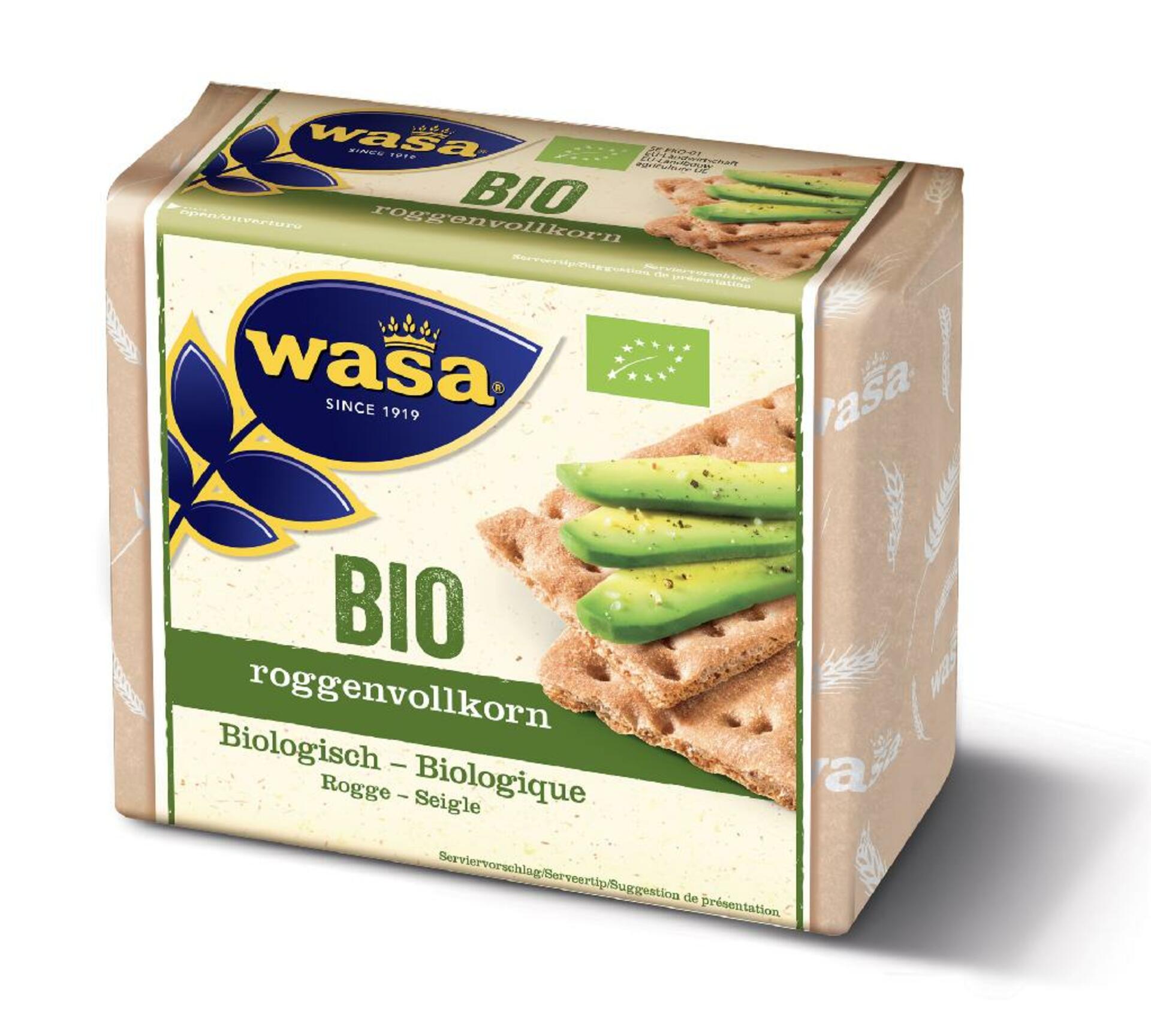 Wasa BIO Roggenvollkorn 180 g - expirace