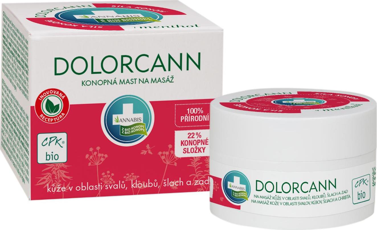 Annabis Dolorcann + mentol konopná mast BIO 15 ml