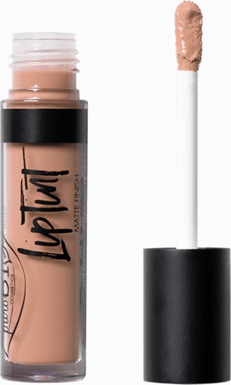 puroBIO cosmetics LipTint Tekutá rtěnka 01 nude 4 ml