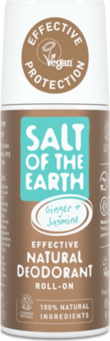 Salt of the Earth Přírodní deodorant roll-on zázvor a jasmín 75 ml