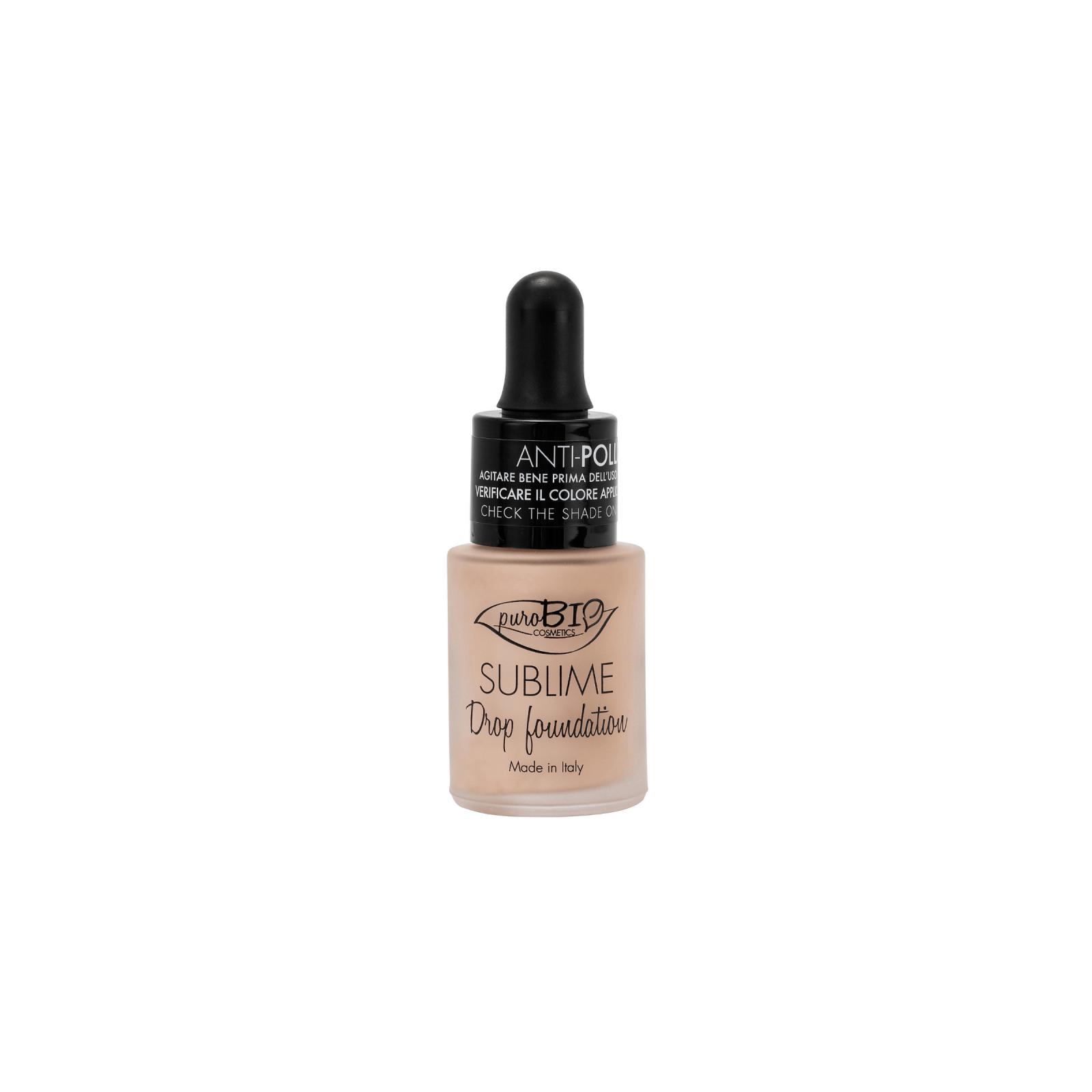 puroBIO cosmetics Tekutý make-up 00 s SPF 10 19 g