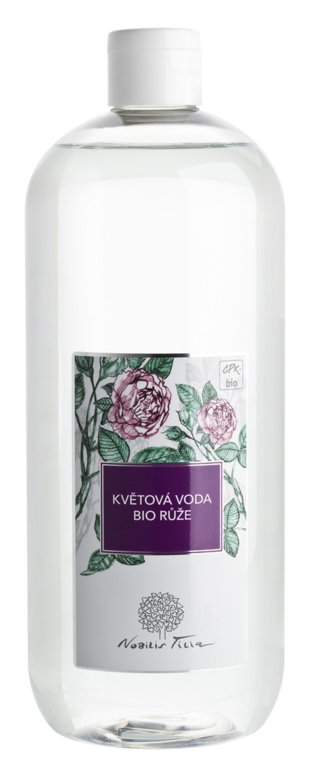 Nobilis Tilia Květová voda BIO Růže 1000 ml plastová lahev - expirace