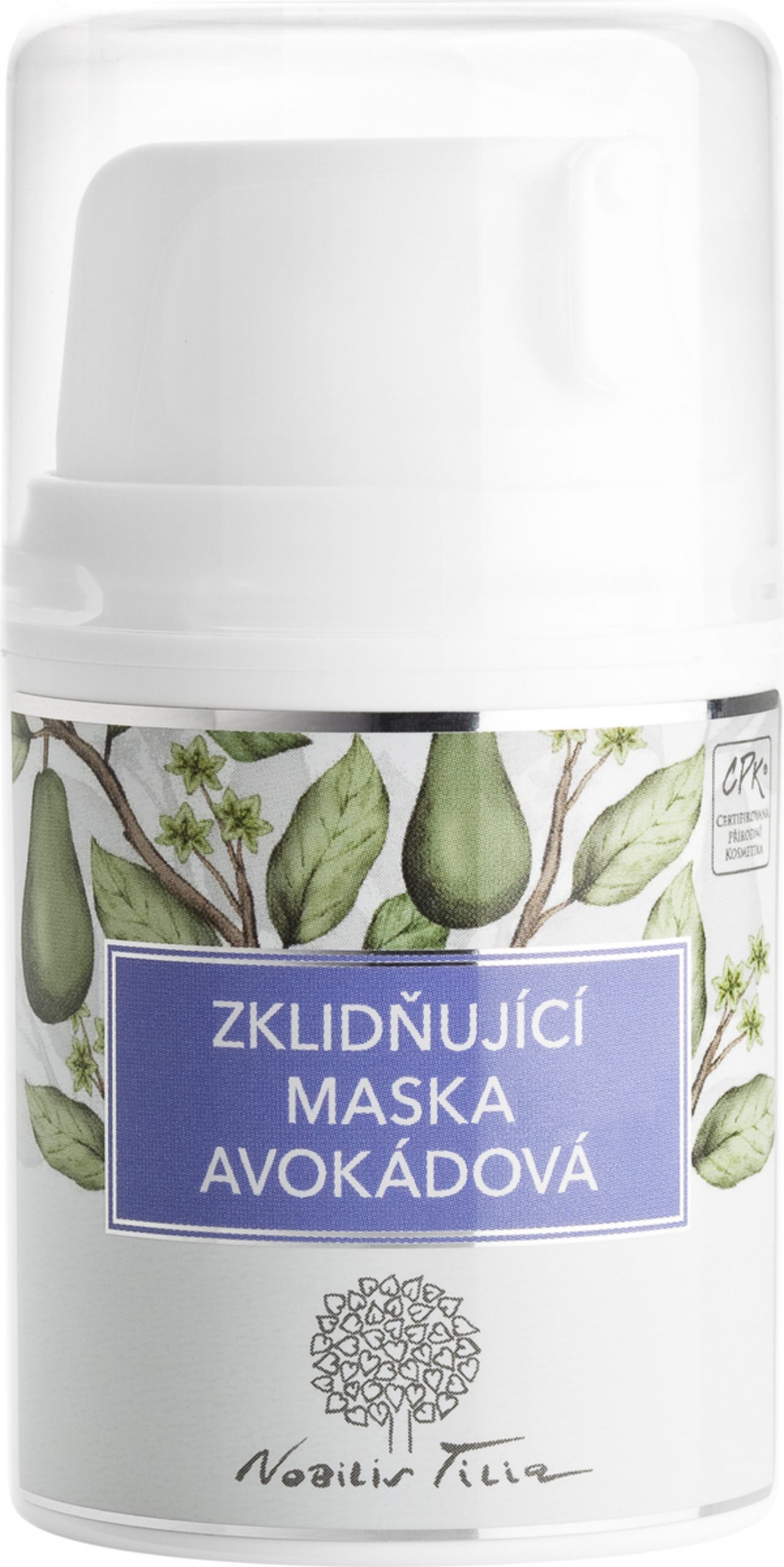 Nobilis Tilia Zklidňující maska avokádová 50 ml expirace