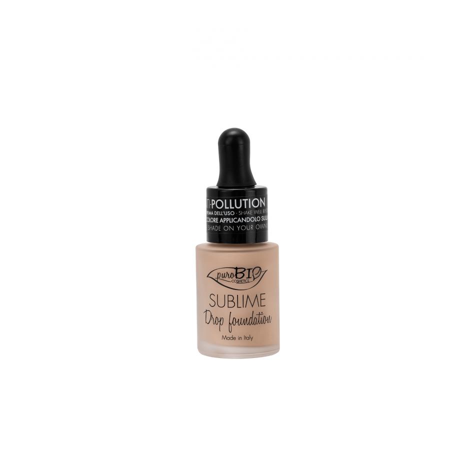 puroBIO cosmetics Tekutý make-up 02Y s SPF 10 19 g