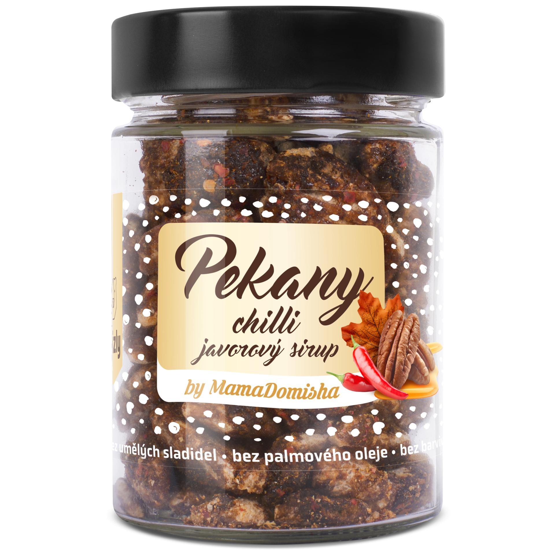 GRIZLY Pekany chilli javorový sirup by @mamadomisha 150 g