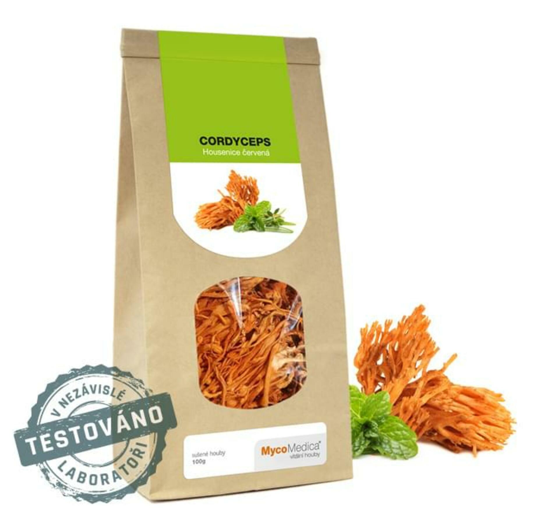 MycoMedica Cordyceps sušený 100g expirace