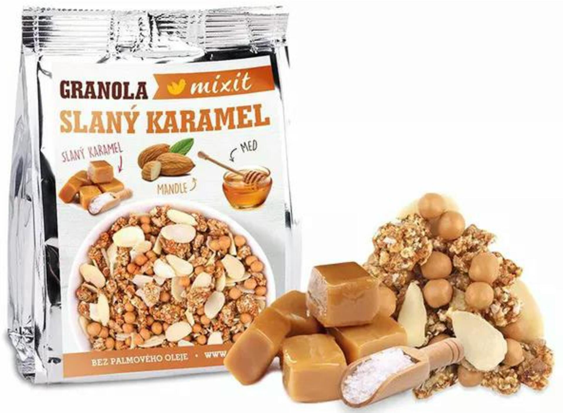 Mixit Granola z pece slaný karamel do kapsy 70 g