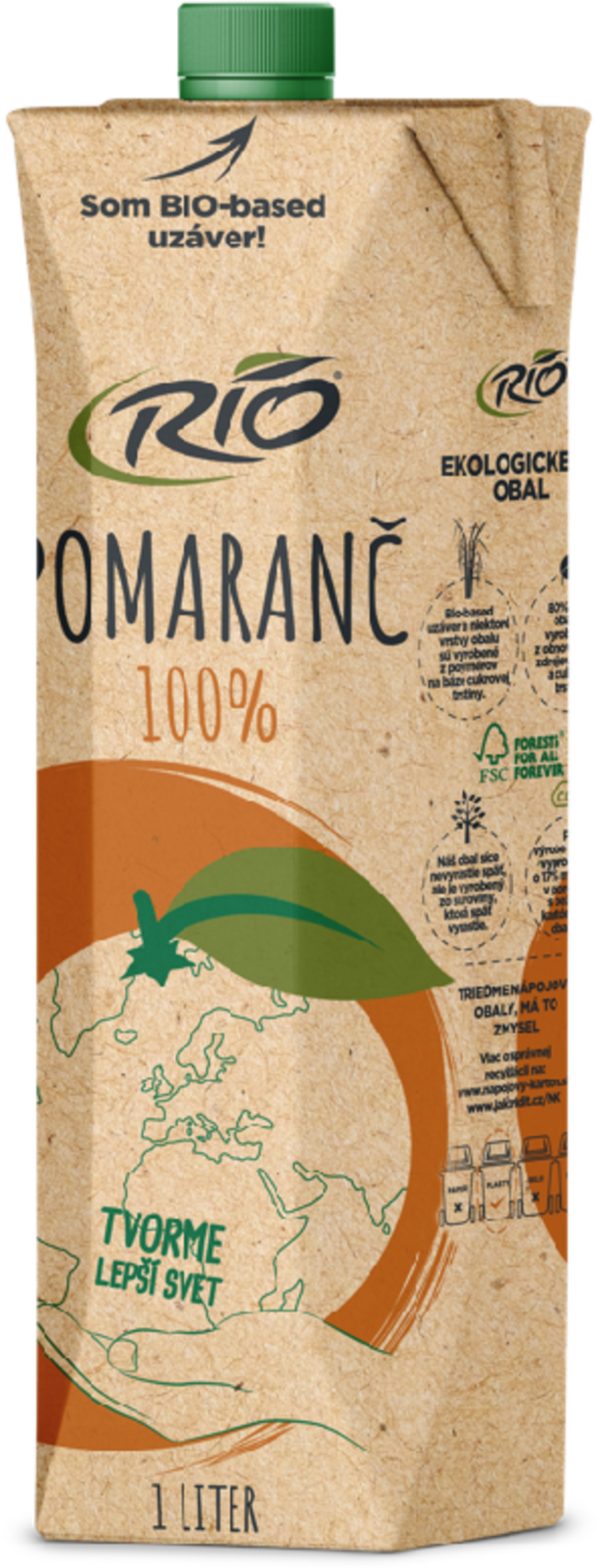 Rio Pomeranč 100% 1 l expirace