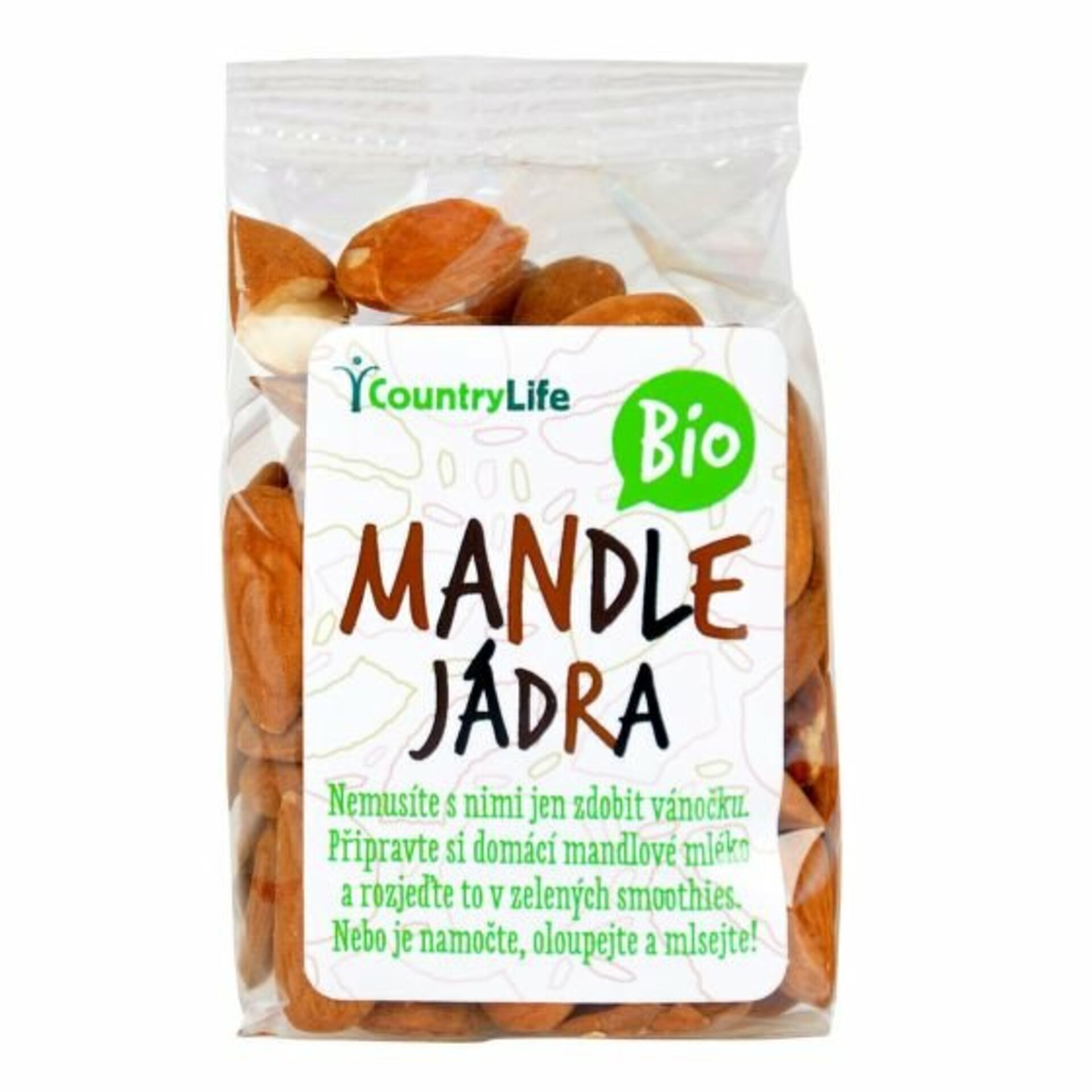 Country Life Mandle BIO 100 g expirace