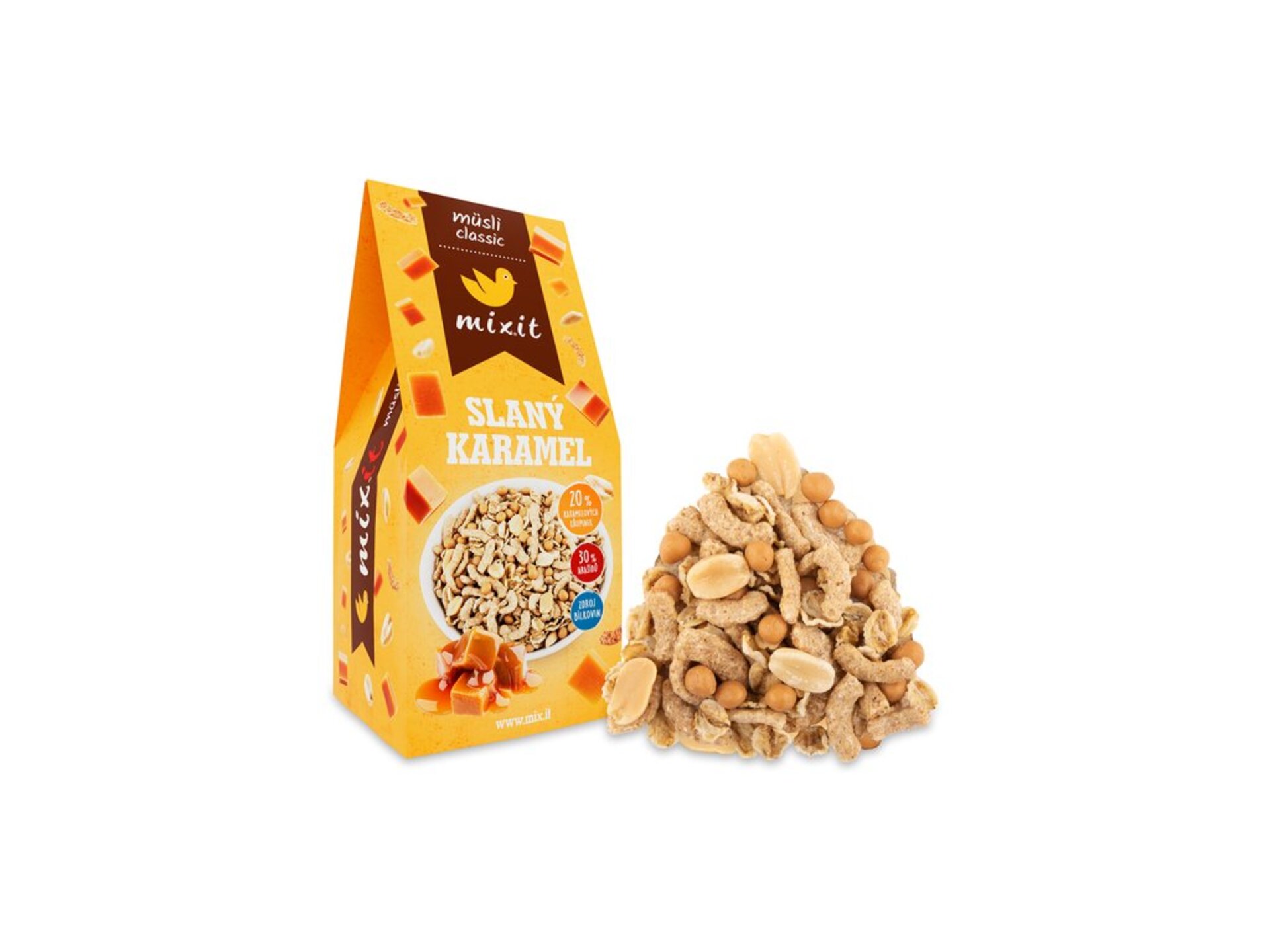 Mixit Müsli classic slaný karamel 360 g