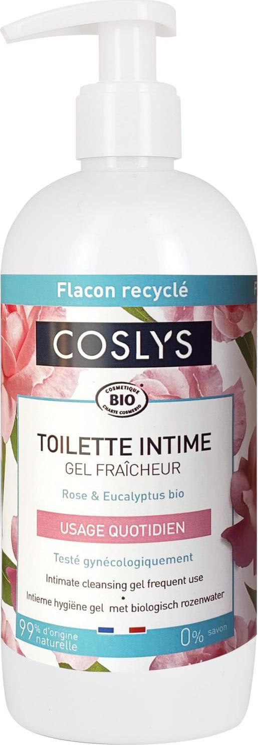 Coslys Intimní mycí gel s růžovou vodou 500 ml