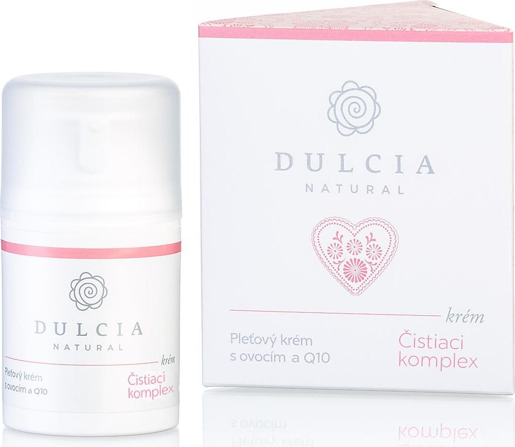 DULCIA natural Pleťový krém s ovocem a Q10 - čistící komplex 50 ml