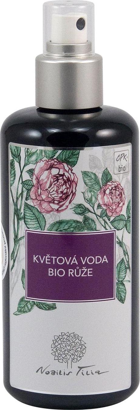 Nobilis Tilia Květová voda růžová bio 200 ml sklo