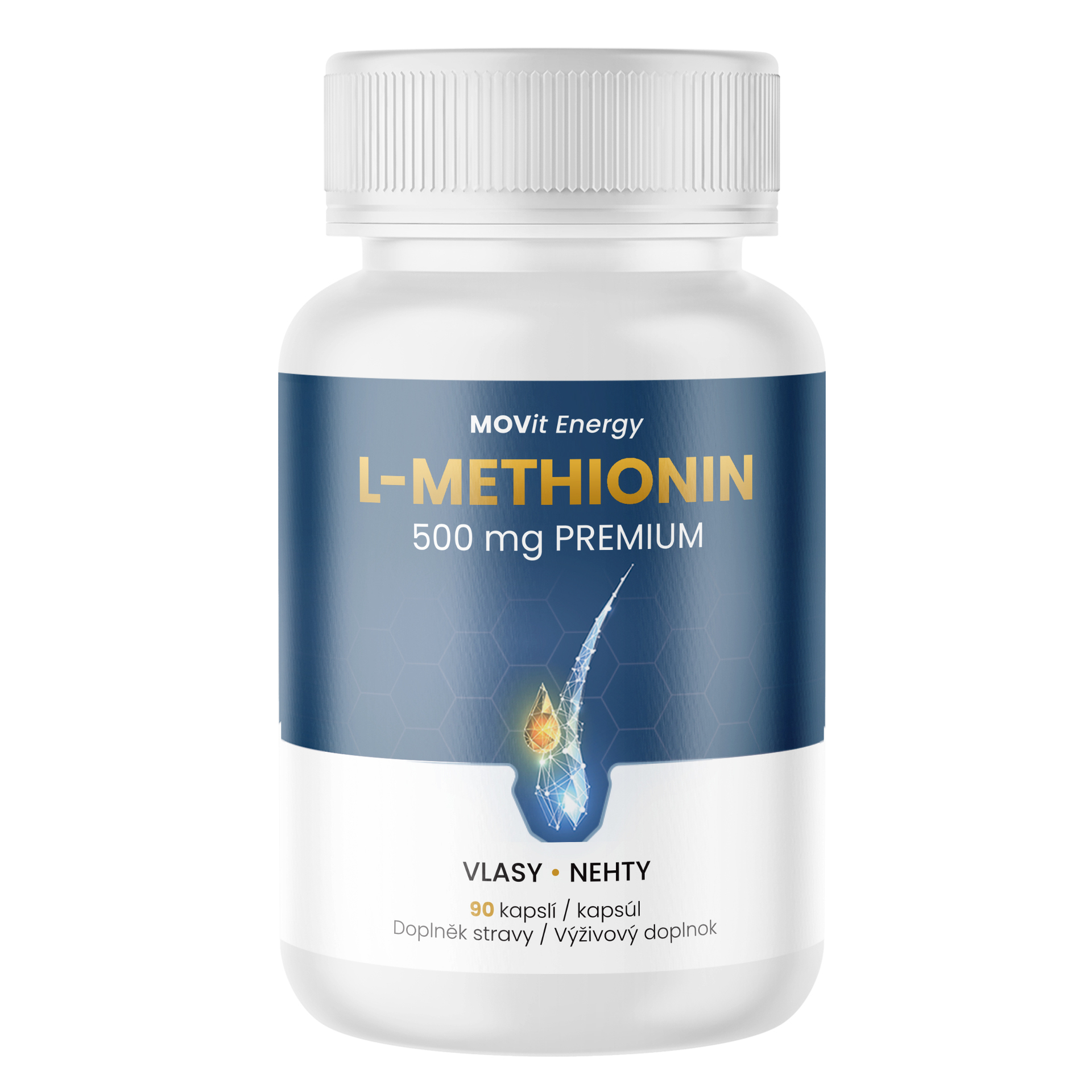 Movit Energy Methionin Premium 500 mg 90 veganských tablet