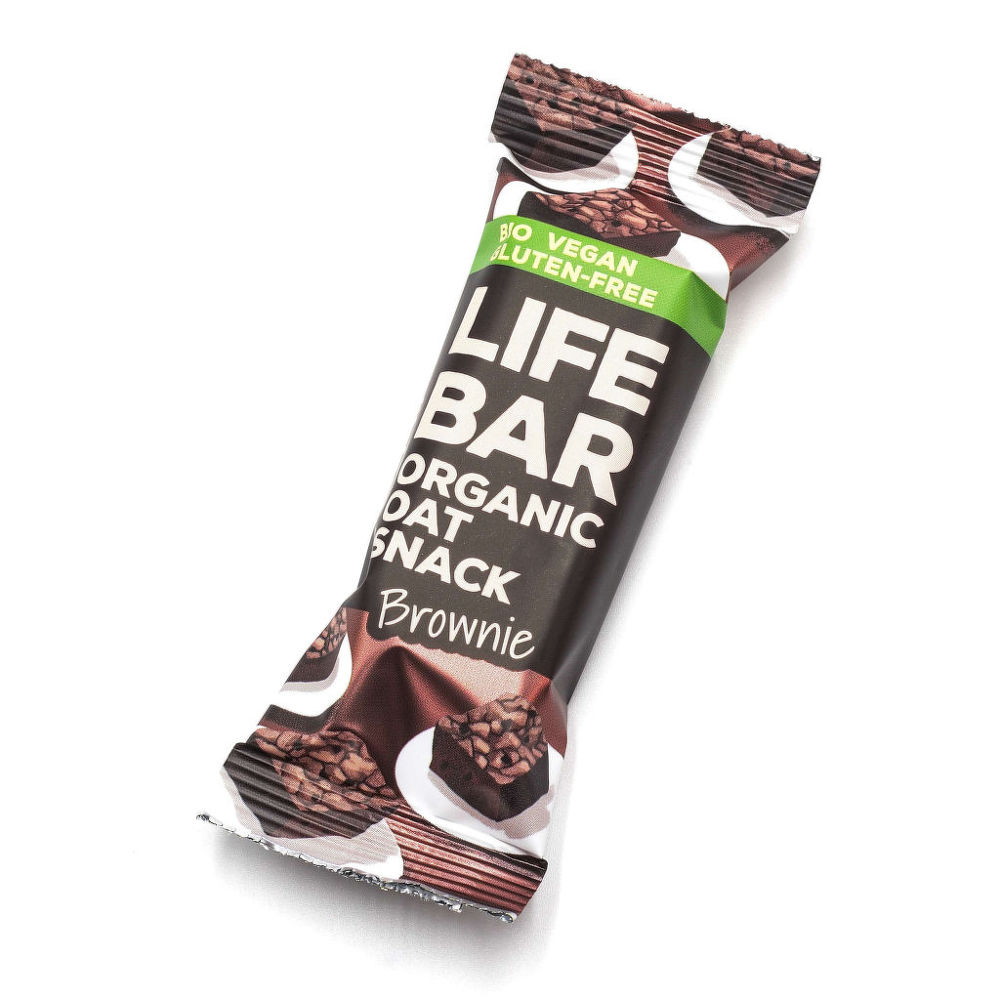 Tyčinka Lifebar Oat snack brownie 40 g BIO   LIFEFOOD Lifefood