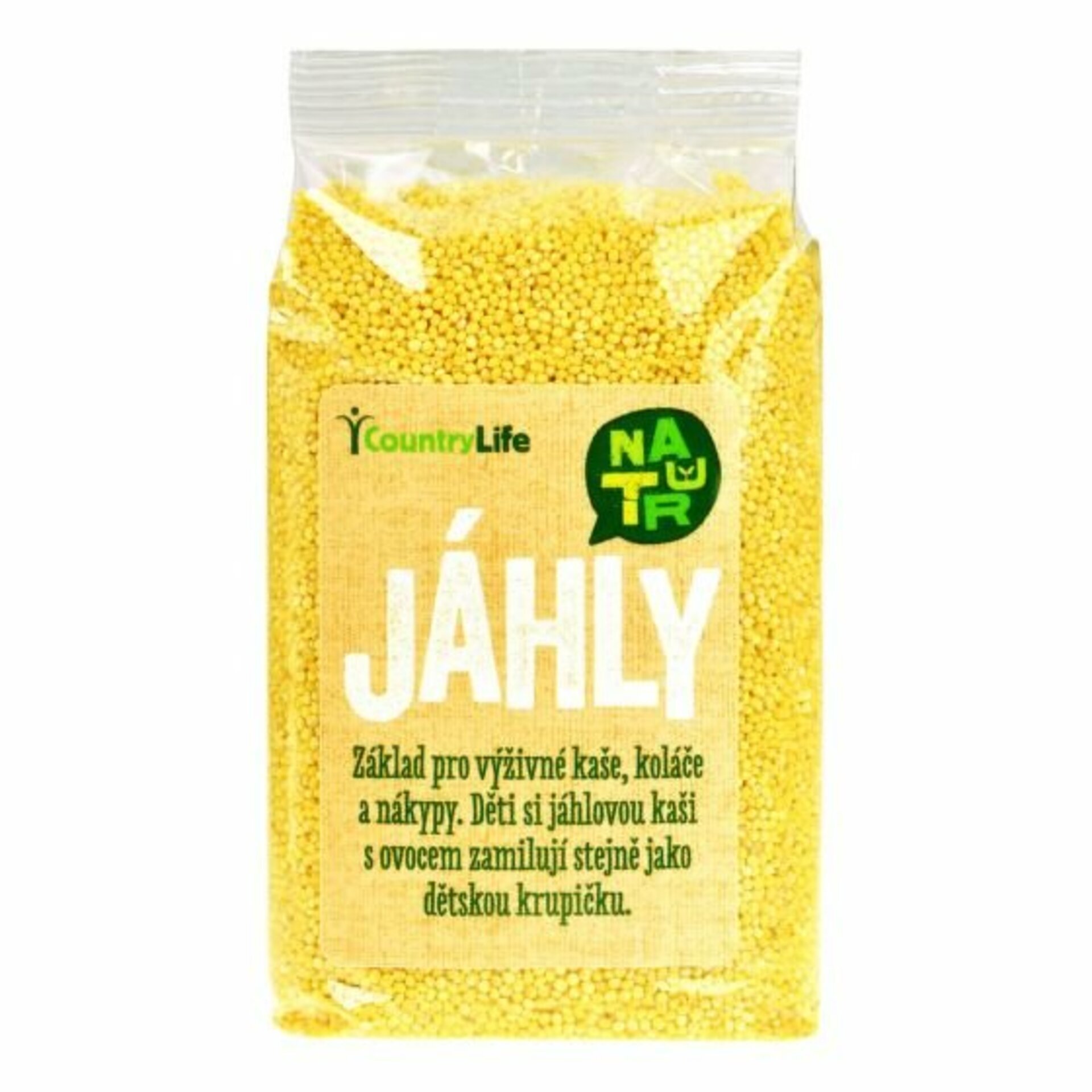 Country Life Jáhly natur 500 g expirace