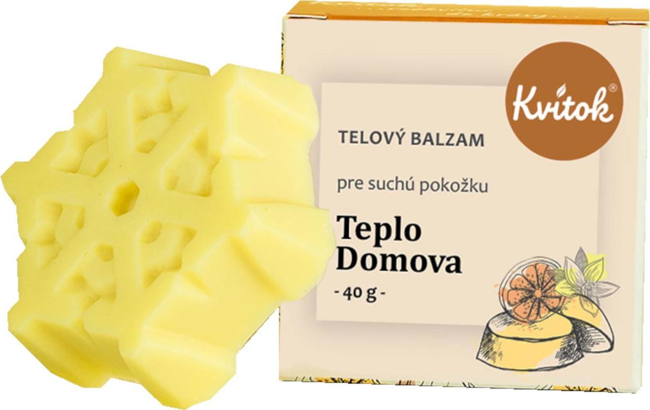 Kvitok Tuhý tělový balzám Teplo domova 40 ml