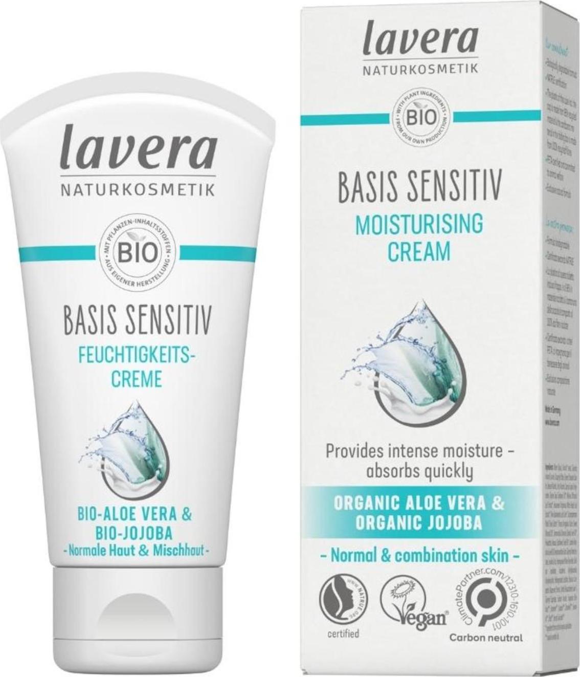 Lavera Basis Sensitiv Zklidňující hydratační krém bez parfemace 50 ml