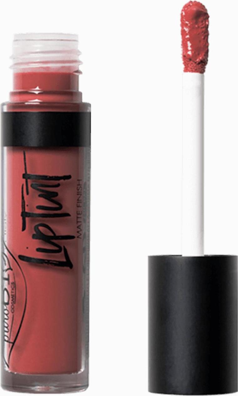 puroBIO cosmetics LipTint Tekutá rtěnka 06 dark pink 4 ml