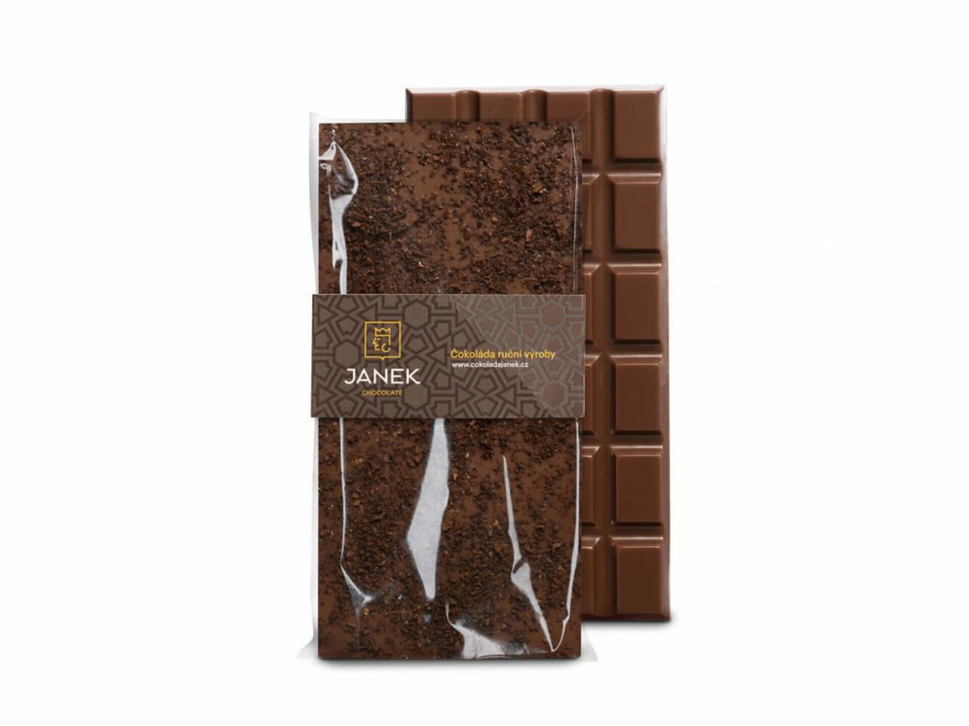 Čokoládovna Janek Mléčná čokoláda s kávou 85 g expirace