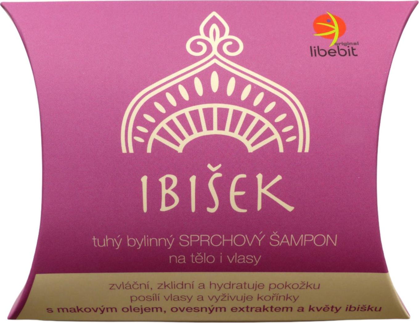 Libebit Tuhý bylinný sprchový šampon na tělo i vlasy IBIŠEK 95 g