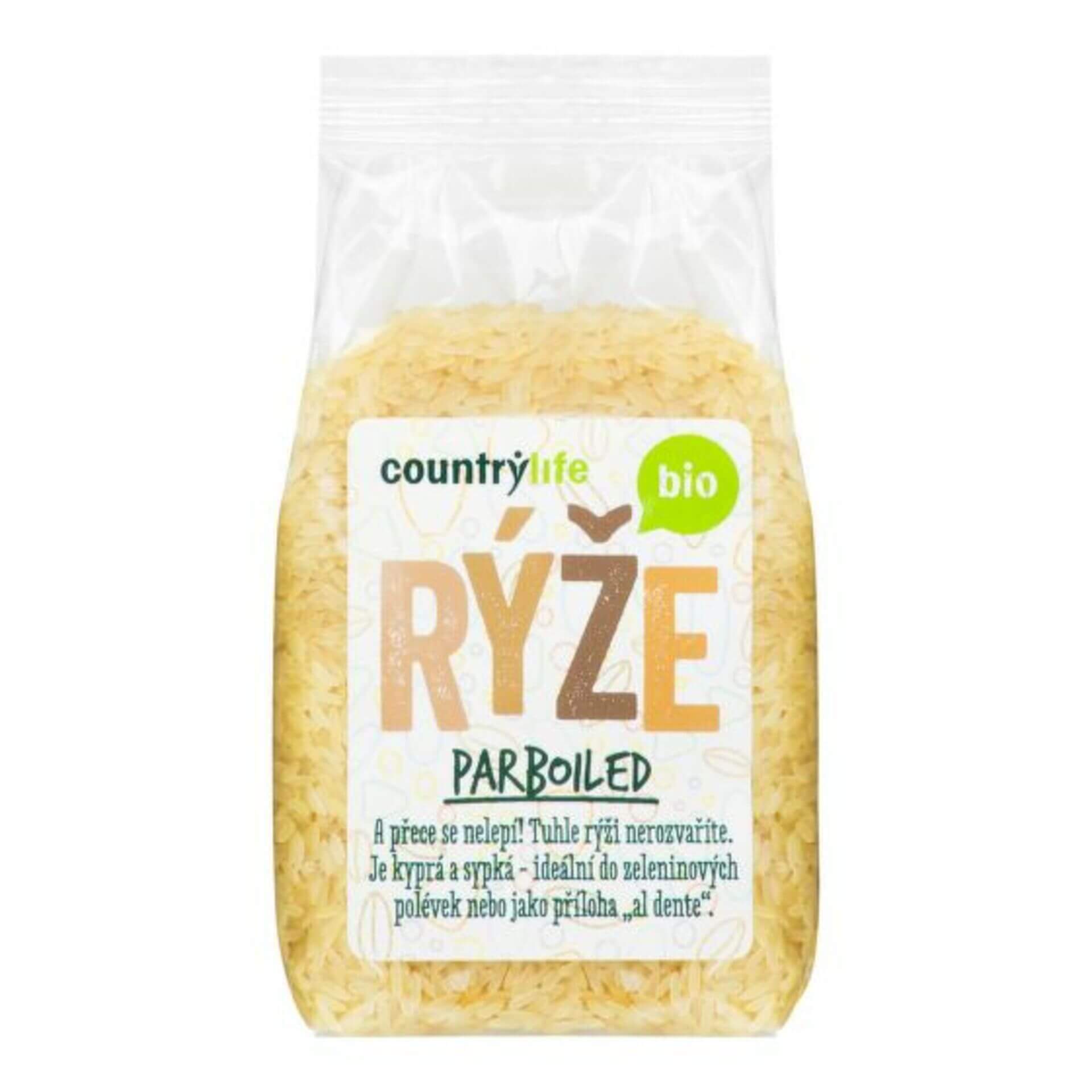 Country Life Rýže parboiled BIO 500 g - expirace