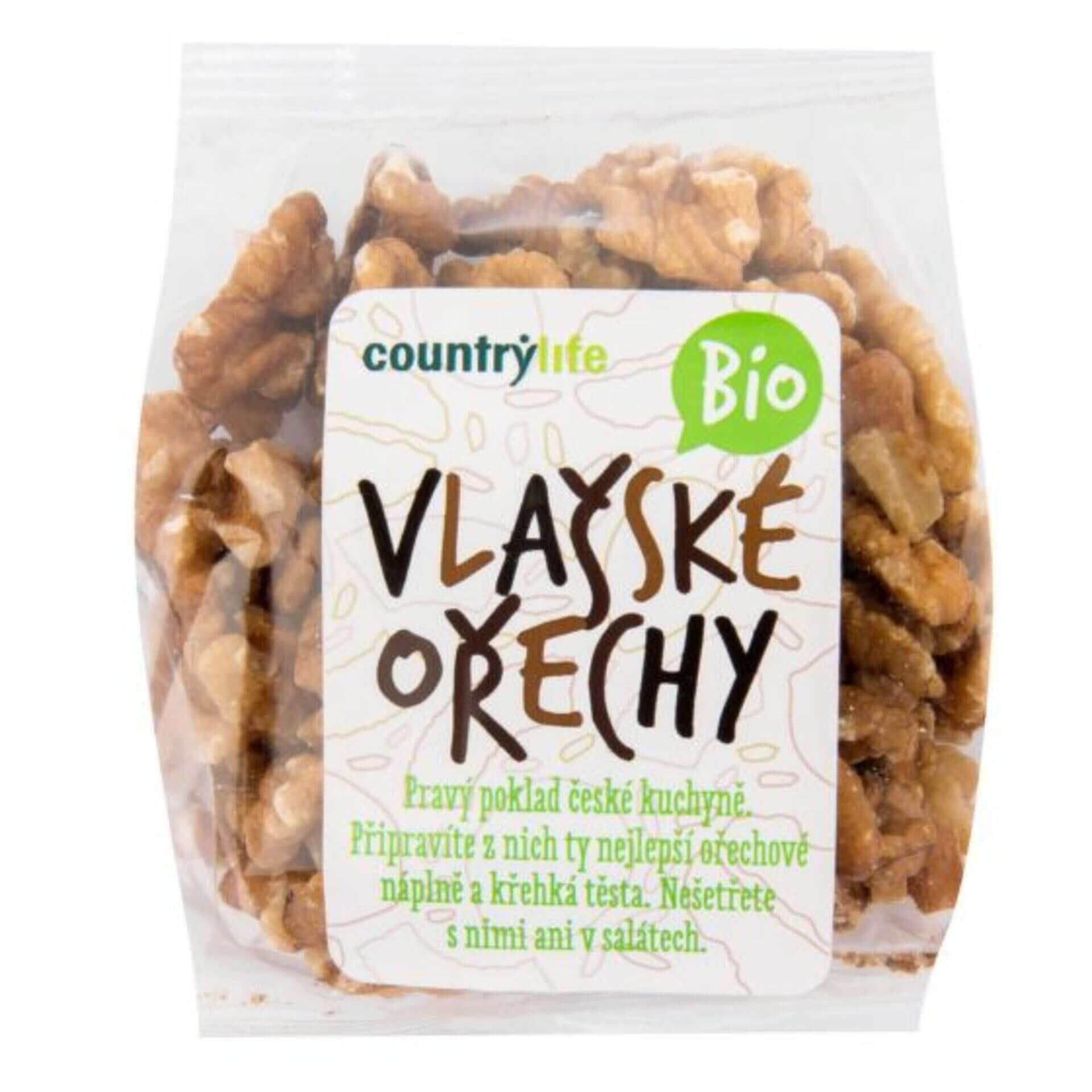 Country life Vlašské ořechy BIO 100 g expirace