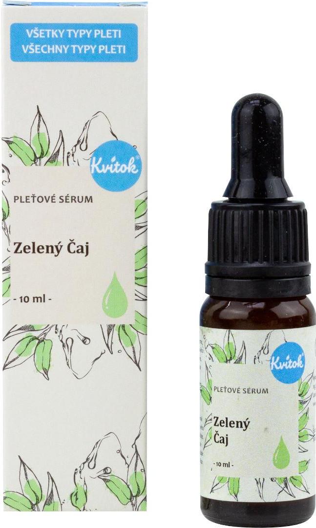 Kvitok Pleťové sérum zelený čaj 10 ml