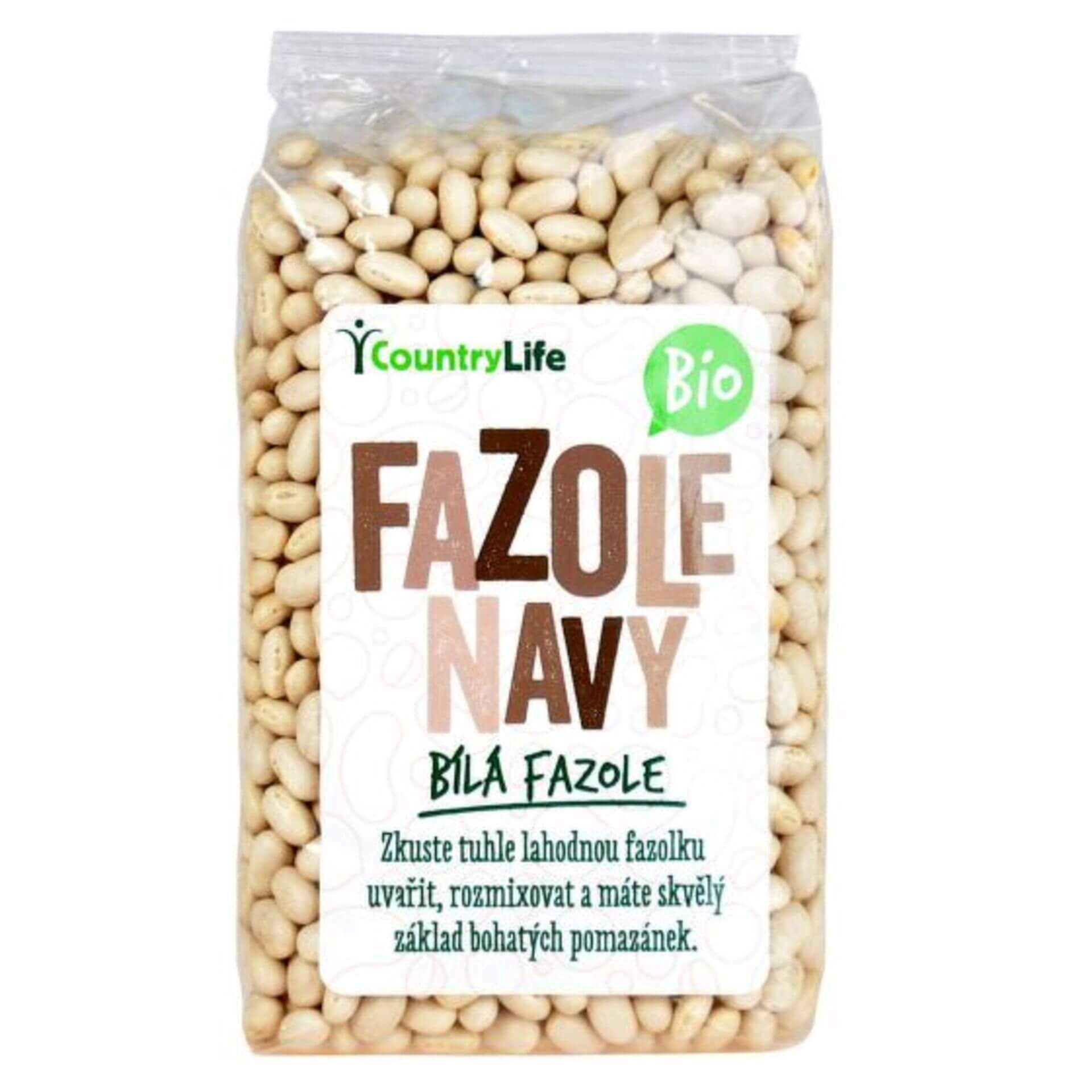 Country Life Fazole navy 500 g BIO expirace