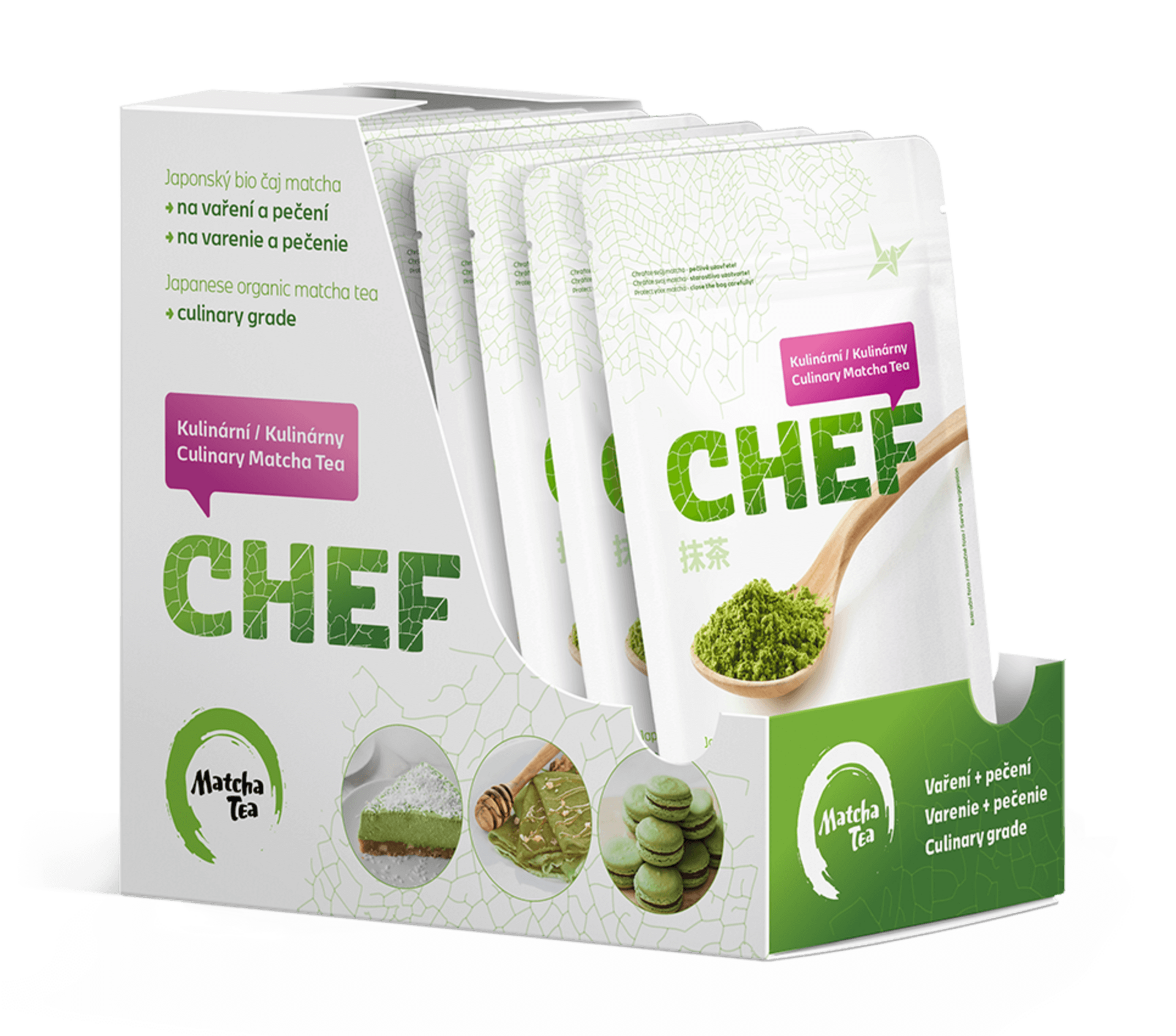 Matcha Tea BIO Chef 10 x 50 g expirace